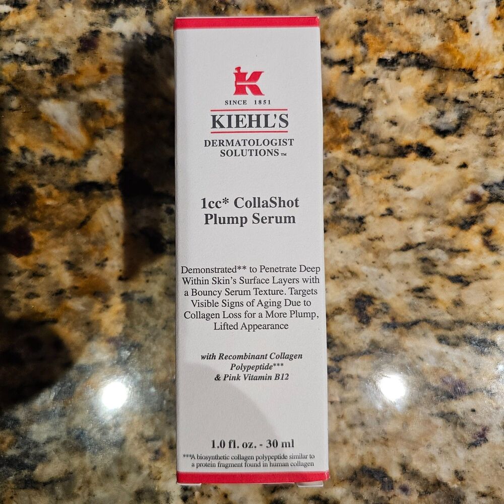NEW Kiehls 1cc CollaShot Plump Serum; 1 oz / 30ml